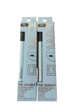 Flower Beauty The Skinny Microbrow Pencil - SB5 Brunette , 0.0017 oz - 2pk NIB